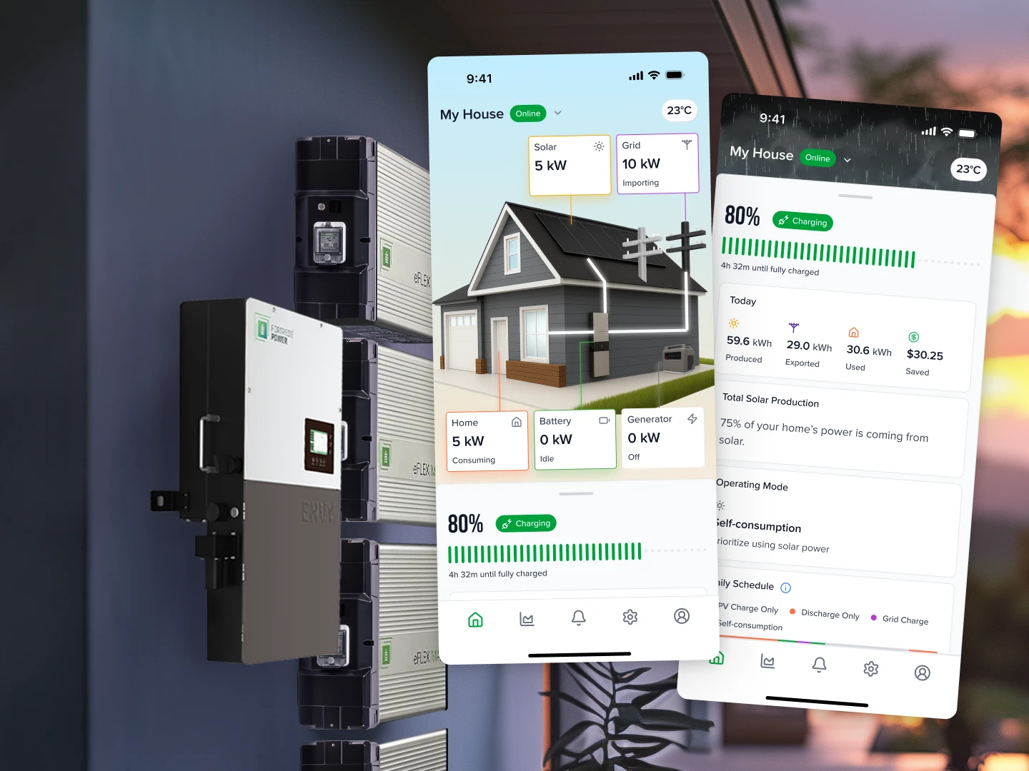 Fortress Power product interface