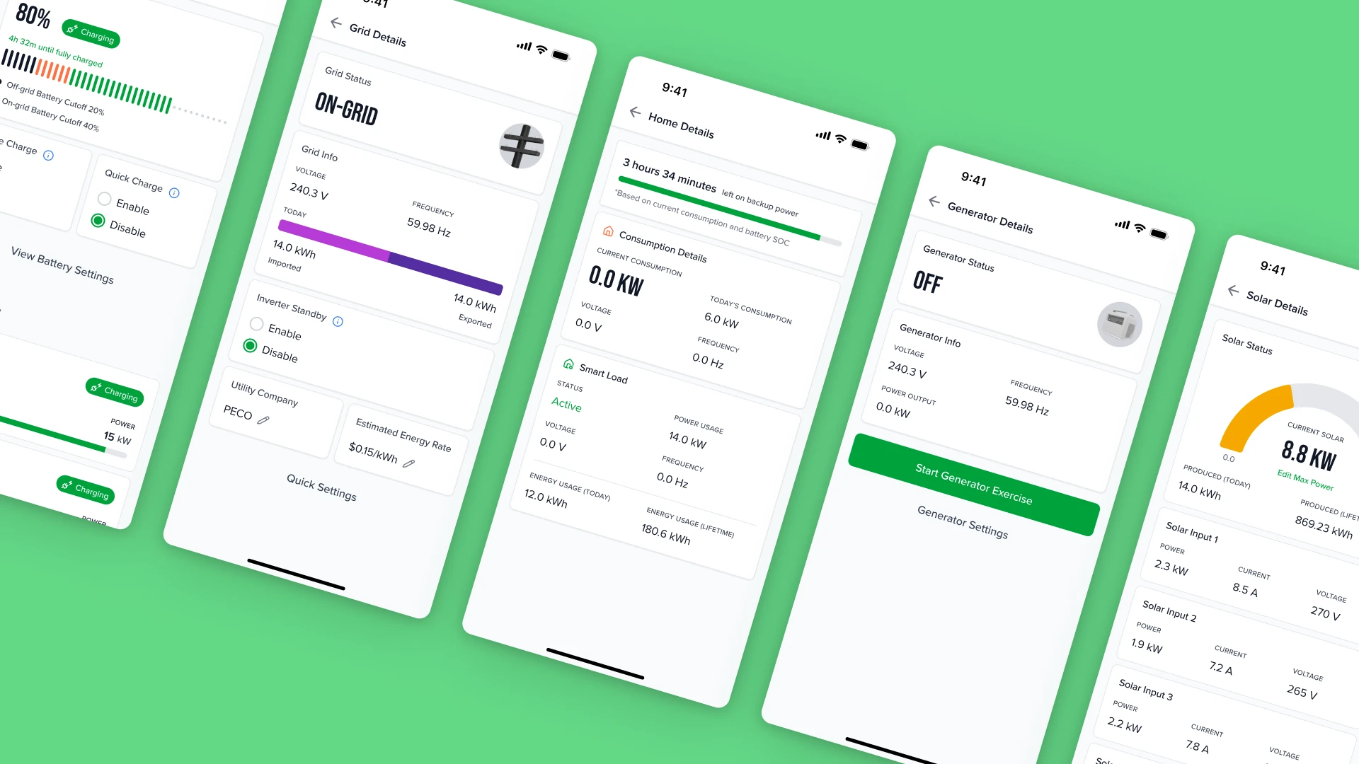 Fortress Power product interface