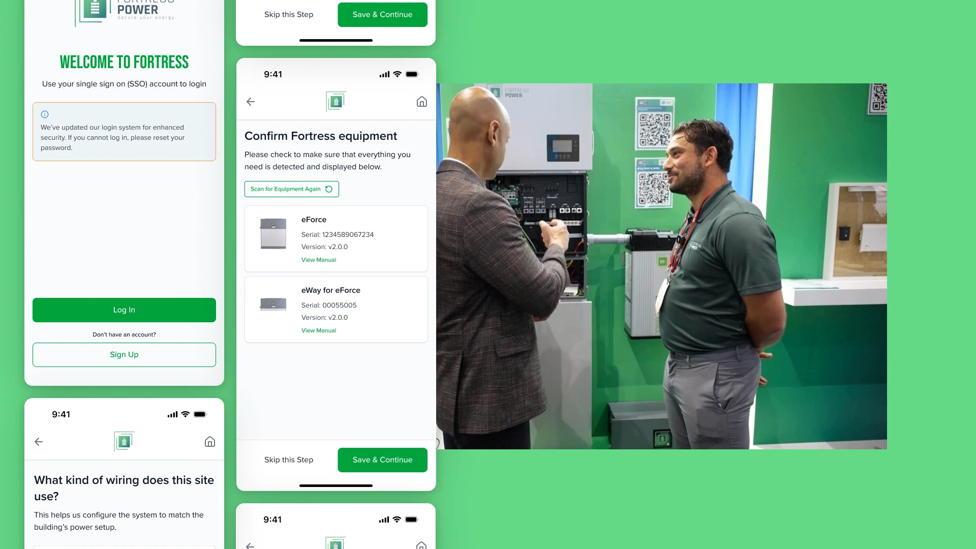 Fortress Power product interface